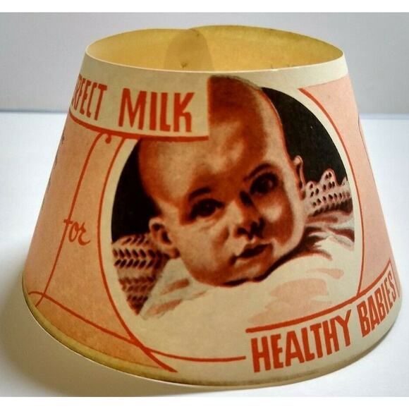 Vintage 1940s Milk Baby Bottle Collar Healthy Babies Art Original Wolf Envelope - Picture 5 of 7